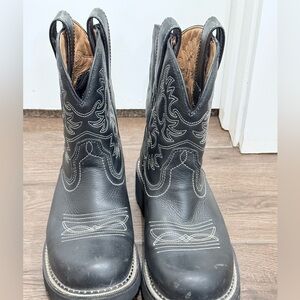 Ariat Fatbaby Black Western Cowboy Boots
